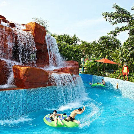 100-1000m Länge Wasserpark Faul Fluss für 1-2 Personen pro Floß