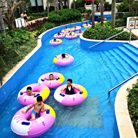 100-1000m Länge Wasserpark Faul Fluss für 1-2 Personen pro Floß