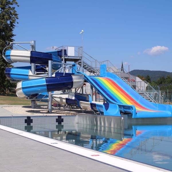 Anpassungsfähige Hotel-Pool-Rutsche für 1-2 Personen