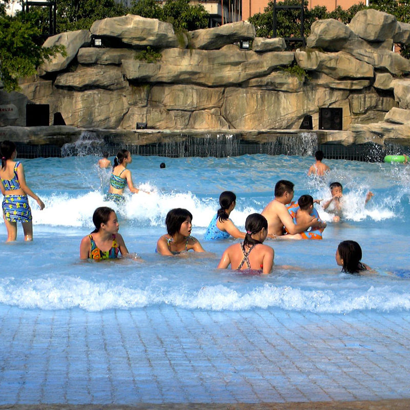 Profi-Wasserpark Wellenpool Einfache Installation mit Rettungsschwimmern