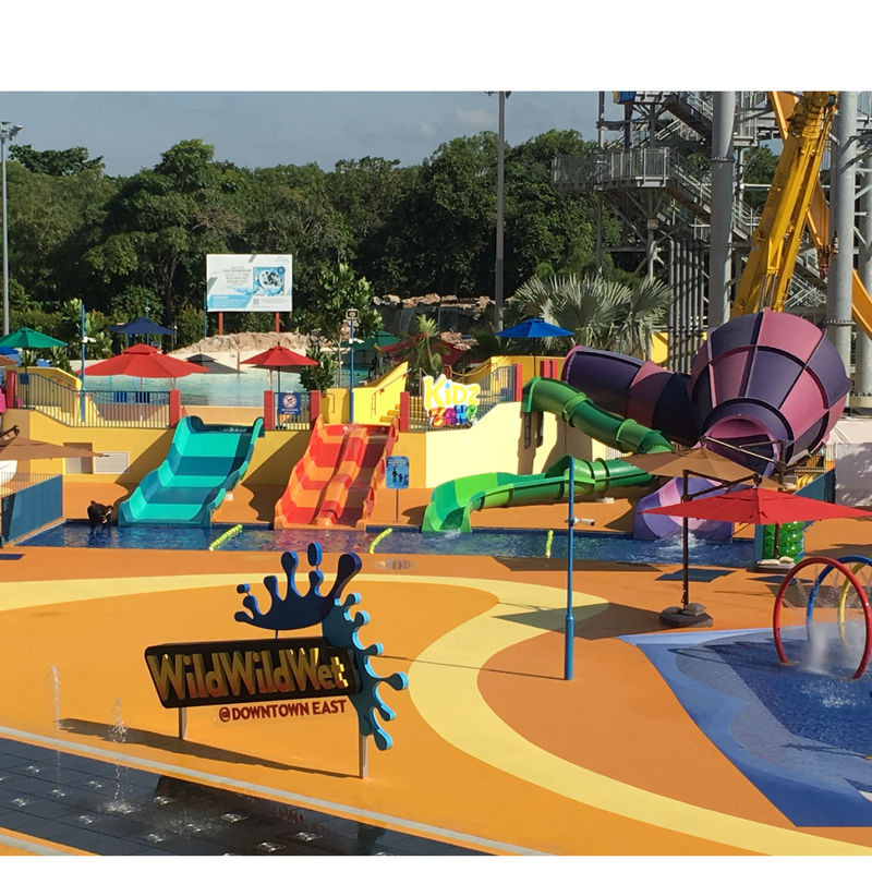 Mutilanes Kinder Wasserrutsche für bis zu 4 Kinder Outdoor Splash Pool Entertainment