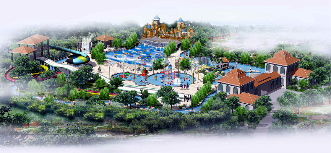 Wasserpark für alle Altersgruppen 500 Personen Kapazität Wartungsfreundliche Lösung