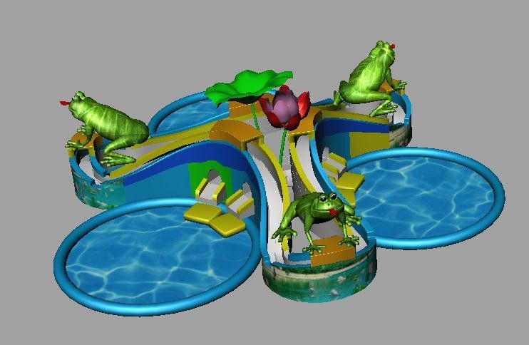 Aufblasbarer Wasserpark für Erwachsene